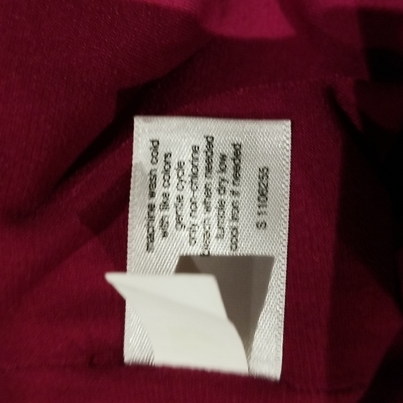 Lane Bryant burgundy sleeveless top sz 22/24 like new - Picture 5 of 5